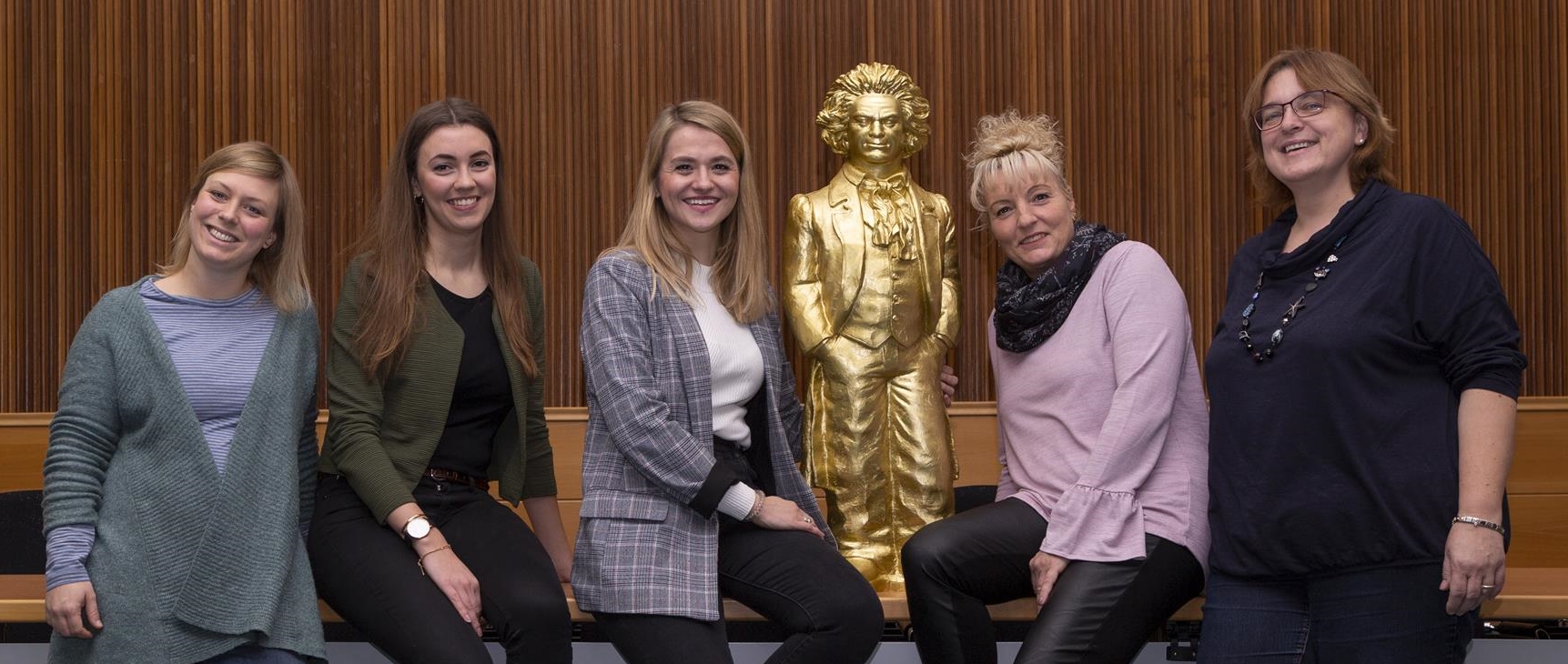 Die in Szene gesetze Beethoven-Figur stammt von dem Künstler Ottmar Hörl.