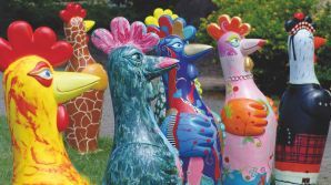 Vernissage zur Ausstellung von "Hühner der Vielfalt"