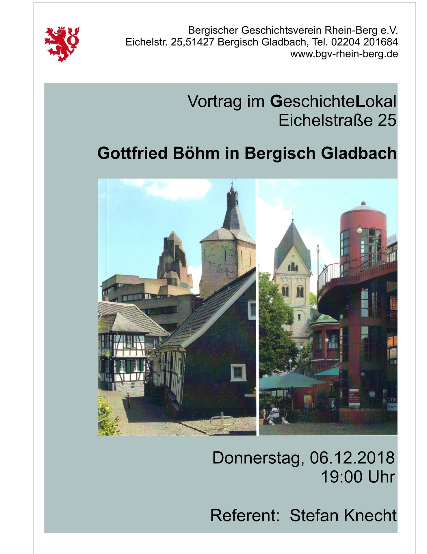 Gottfried Böhm in Bergisch Gladbach
